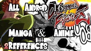 All Android 16 Mangaanime References In Dragon Ball Fighterz Hd