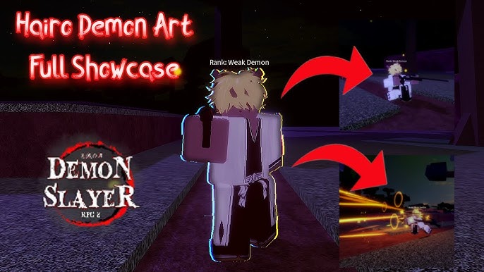 ROBLOX Demon Slayer RPG 2 Halloween demon art!