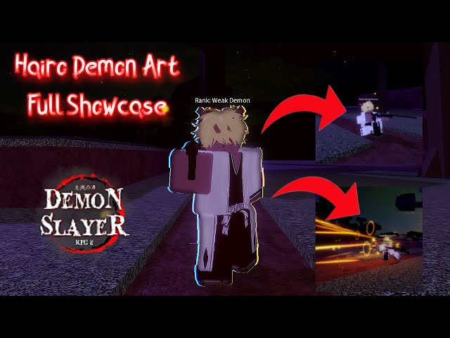 Hantengu Demon Art Showcase + PvP, Demon Slayer RPG 2, 8 SKILLS