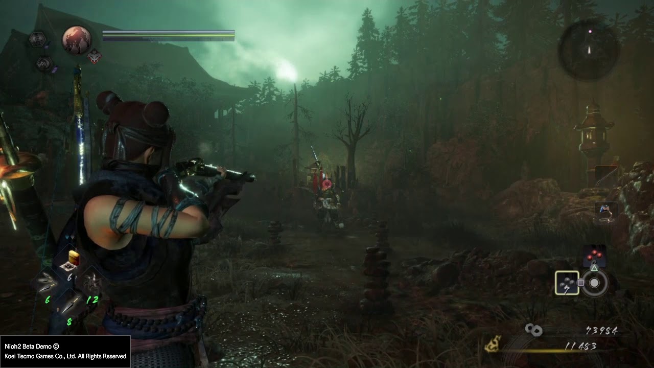 Nioh 2 Beta Demo Mataza of the Spear Ninjutsu Cheese YouTube