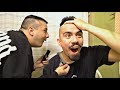 BEST FRIEND RUINS MY HAIRCUT // he fails miserably!