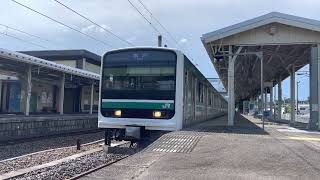【今日はK704の日】582M 常磐線水戸行き E501系K704編成 湯本駅発車