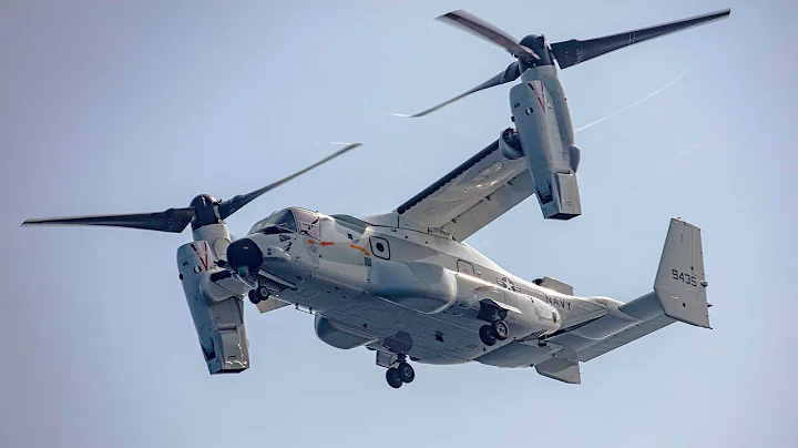 CMV-22B Osprey | The U.S. Navy's Brand New Carrier Onboard Delivery Aircraft In Action