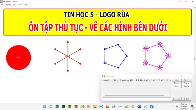 TIN HỌC 5 | LOGO RÙA | CÂU LỆNH LẶP LỒNG NHAU |VẼ BÔNG TUYẾT 8 CÁNH VÀ BÔNG TUYẾT 12 CÁNH - YouTube Tin Học 5 | Logo Rùa | Câu Lệnh Lặp Lồng Nhau |Vẽ Bông Tuyết 8 Cánh Và Bông Tuyết 12 Cánh - Youtube