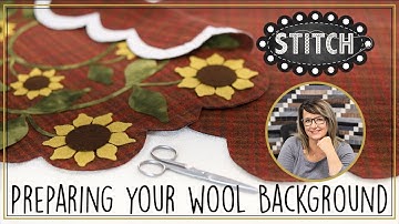 Preparing your Wool Background
