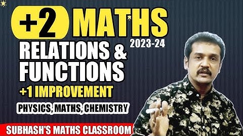 plys two | maths | relations and functions | reflexive symmetric and transitive :subhash  sir