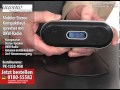 auvisio Mobiler Stereo-Kompaktlautsprecher mit UKW-Radio