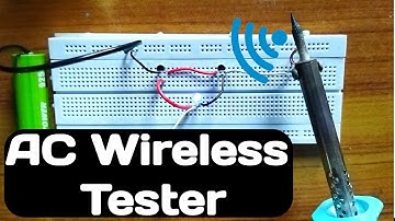 How to Make Wireless AC Line Detector Circuit | Wireless AC Current Tester | @MianElectric