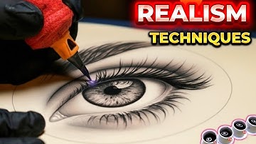 Soft Realism Eye 3D Tattoo Tutorial | Smooth & Lifelike Shading Techniques