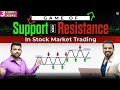 Support  resistance trading in stock market  retesting breakdown breakdown strategy