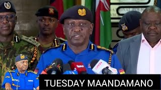 Ig Kanja Issued A Statement Ahead Of Tuesday Maandamano