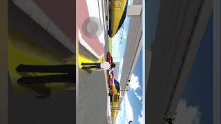 Two Golden🔥 Bullet Train Crashed💥 #3ddrivingclass2 #shorts #cargame #gaming #gameplay #viral #games