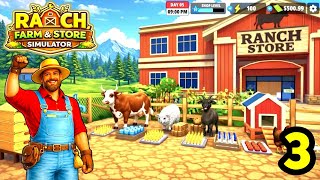 Ranch Farm Store Simulator. Mobile Part 3. Buy More Crop🍎, More Chicken 🐔 . iOS,Android Games. screenshot 4