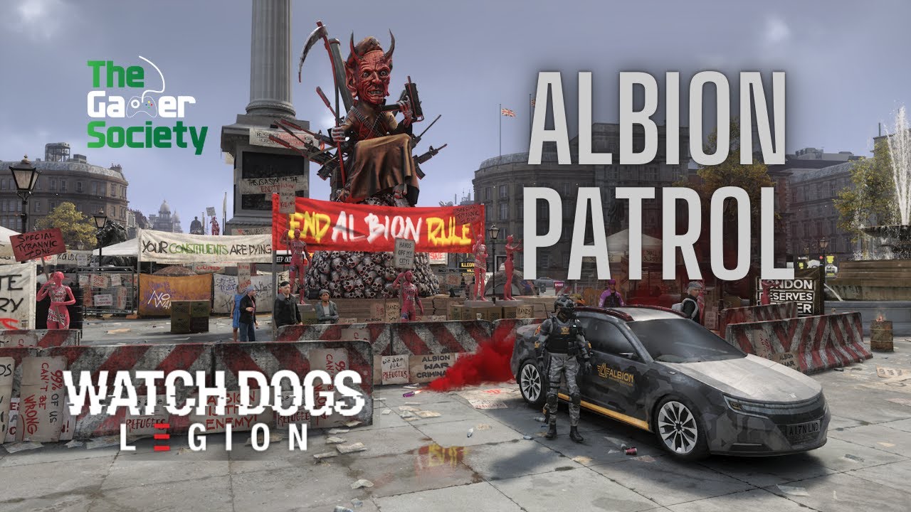 ALBION PATROL ON ACTIVE DUTY IN WATCH DOGS LEGION AUTOMATION CHAOS