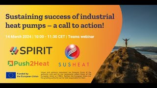 Sustaining success of industrial heat pumps – a call to action!