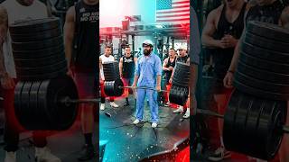 Elite Powerlifter Pretends to Be a Cleaner With a 32KG Mop in the GYM! #gym # #bodybuilding #prank