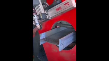 Amazing H beam profile CNC plasma coping system