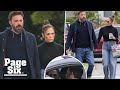 Miserable ben affleck slams door on jennifer lopez  page six celebrity news