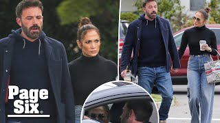 Miserable Ben Affleck Slams Door On Jennifer Lopez Page Six Celebrity News