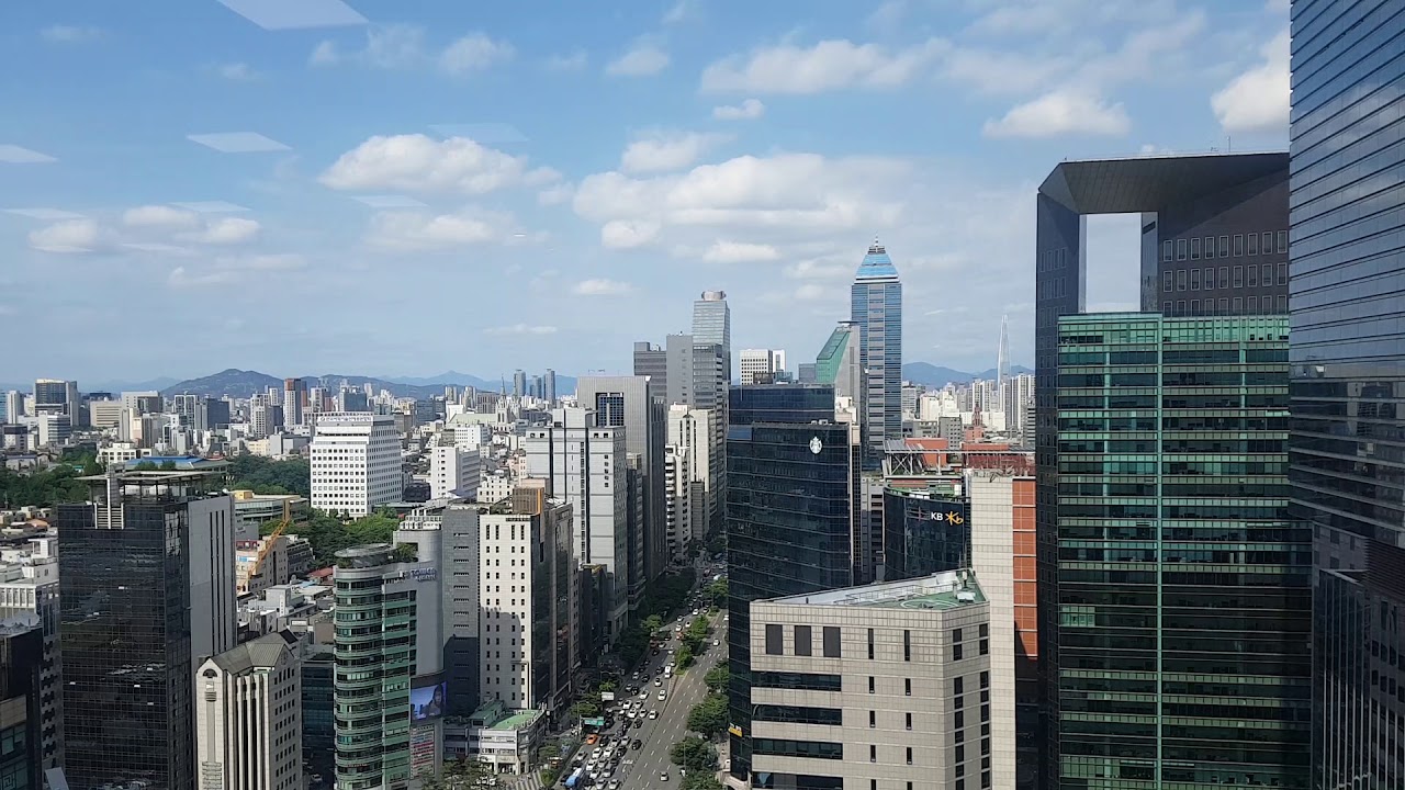 [풍경서울] 답답하지만은 않은 강남 빌딩숲 - YouTube