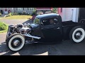 1937 Ford pickup hot rod Chevy 348 powered