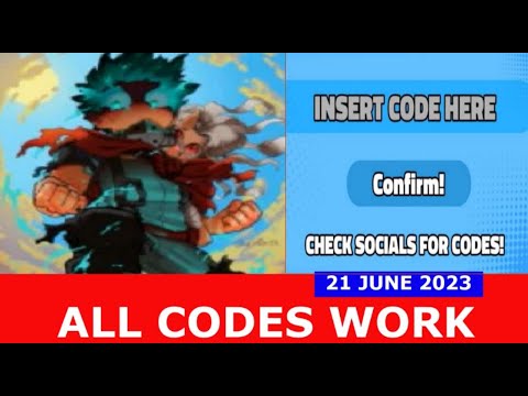 ALL CODES WORK* [2X GEMS!] My Hero Battlegrounds ROBLOX