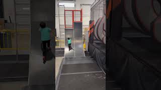 Funny Alvin Run And Run At Skyzone Carlsbad, California.
