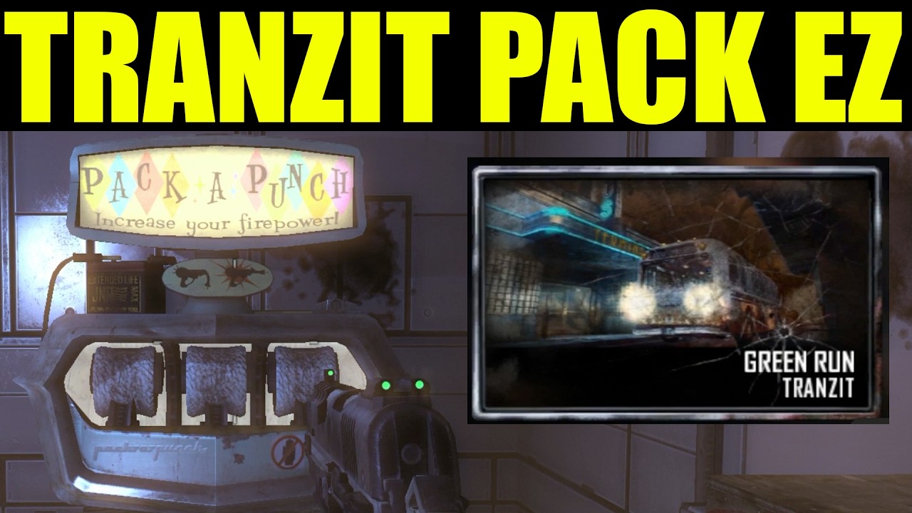 How to Pack-A-Punch in Tranzit | call of duty black ops 2 zombies - Tranzit