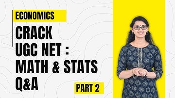 UGC NET Previous Year Questions | Part 2 | Math & Statistics Solutions