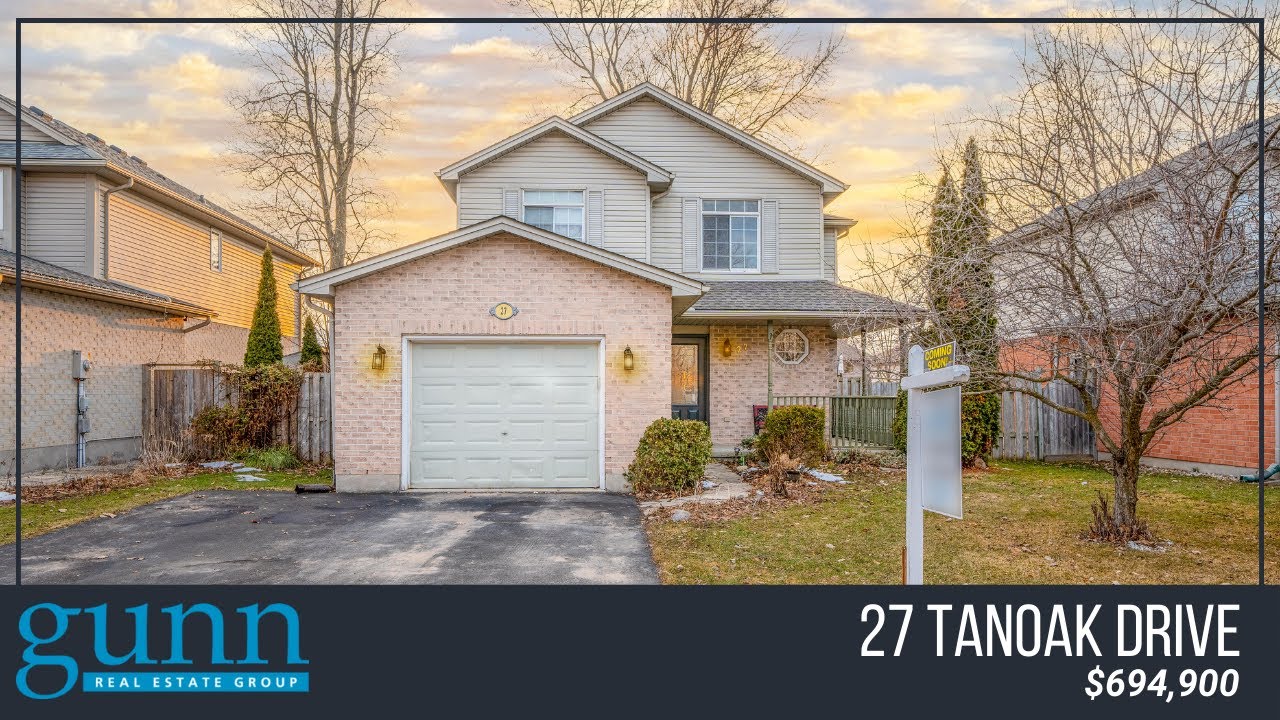 The Gunn Real Estate Group proudly presents 27 Tanoak Drive, London