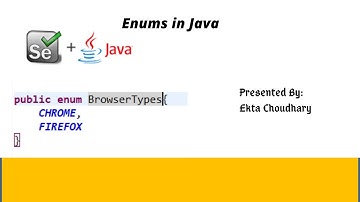 Enums in Java || Practical implementation of Enums in Selenium framework || Commonly asked Questions