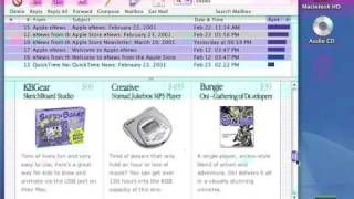 Apple - Quick Demo of Mac OS X Mail 10.0 - Cheetah - 2001