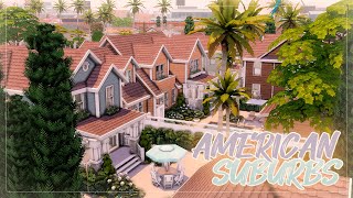 Американский пригород 🏡 | Симс 4: Строительство | The Sims 4: SpeedBuild