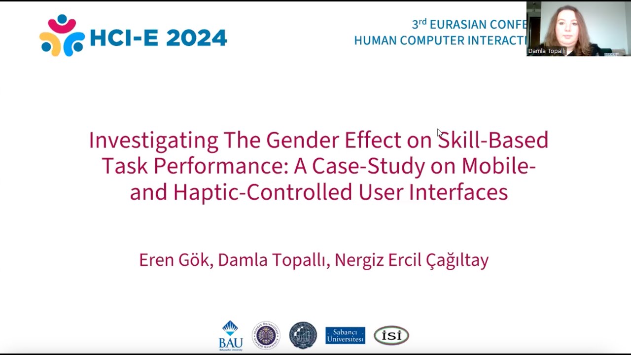 Investigating the Gender Effect on Skill-Based Task Performance: A Case-Study....