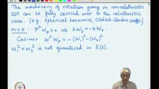 ⁣Mod-02 Lec-23 Massive and massless one particle states