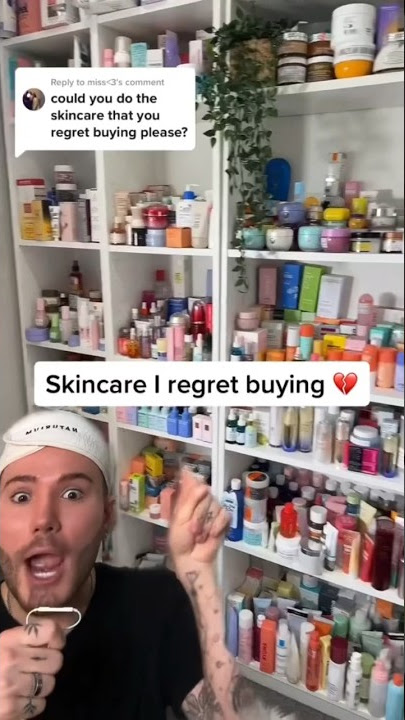 SKINCARE I REGRET BUYING!😱(follow for more!💗) #beauty #skincareroutine #skincare #skin #beautytips