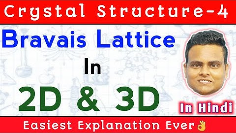 Bravais Lattice In 2D and 3D | Bravais Lattice In Solid State Physics | Crystal Structure-4