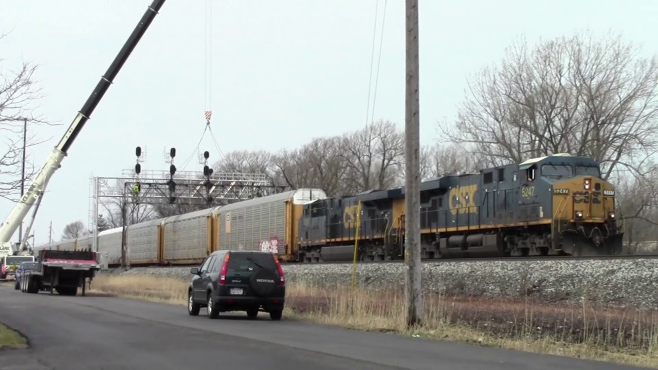 CSX Chicago Line Signal Replacement - YouTube