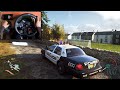 2010 Ford Crown Victoria Police Interceptor - Forza Horizon 4 (Logitech g29) steering wheel gameplay