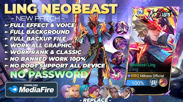 NEW Script Skin Ling Neobeast No Password | Full Effect Voice | Patch Terbaru