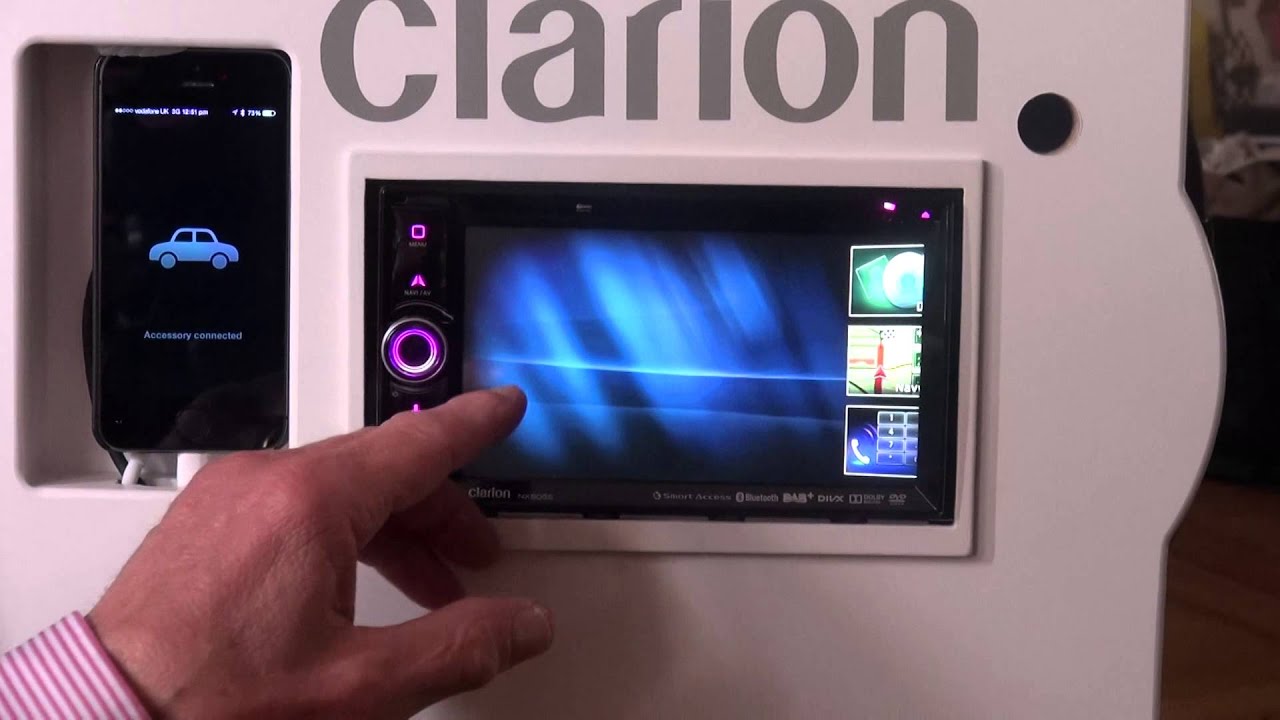 152 動作良好 Clarion NX505 Bluetooth CLARION NX 505E SMART ACCESS DEMO - YouTube