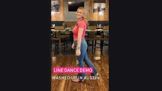 LINE DANCE DEMO: WASHED UP IN AUSTIN
