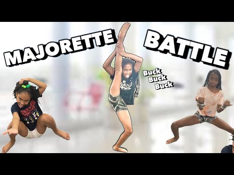 Majorette Battle w/ Lani and Cass | Who Won!! #Majorette #Buck #Trending