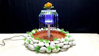 How to make Beautiful night Fountain lamp