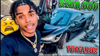 WE TOTALED A $300,000 SUPER CAR!!