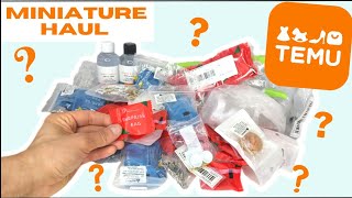 60 mystery bags! 1:12 Dollhouse Miniature Haul from Temu