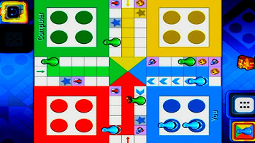 Ludo Gameplay 2 players Computer vs Me Ludo King Gaming Video#122