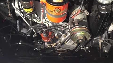 PORSCHE 356C DISTRIBUTOR TIMING ADVANCED TOO HIGH
