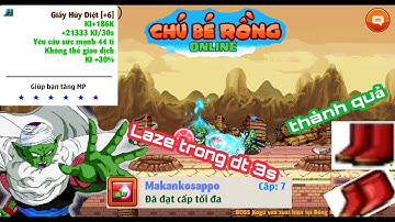 Ngọc Rồng Online - Hướng dẫn laze cheat trong điện thoại và lụm đồ auto từ boss