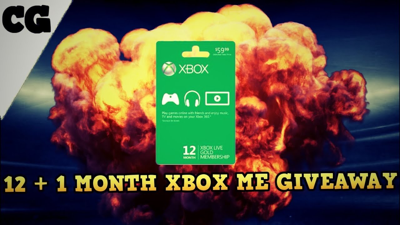 12+1 MONTH XBOX LIVE GIVEAWAY (OPEN)